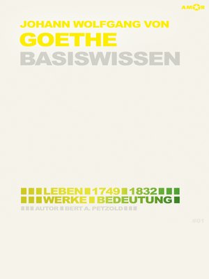 cover image of Johann Wolfgang von Goethe – Basiswissen #01